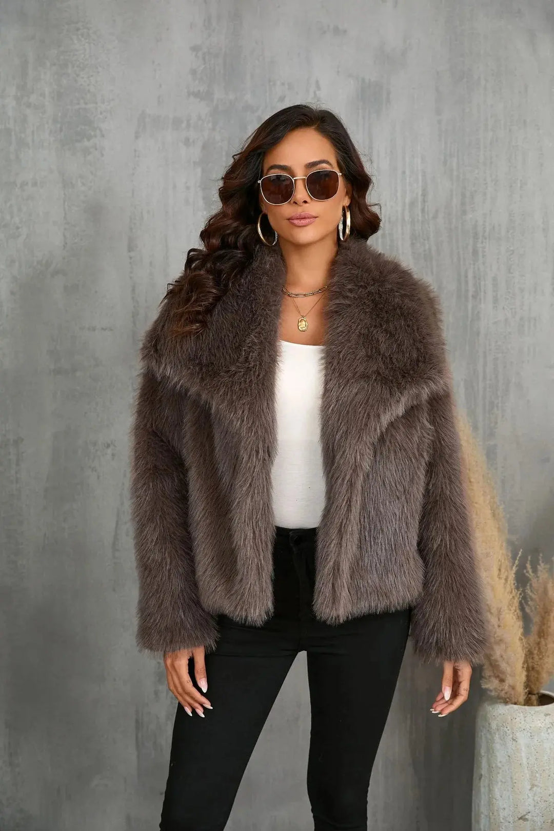 Macy Faux Fur Winterjas