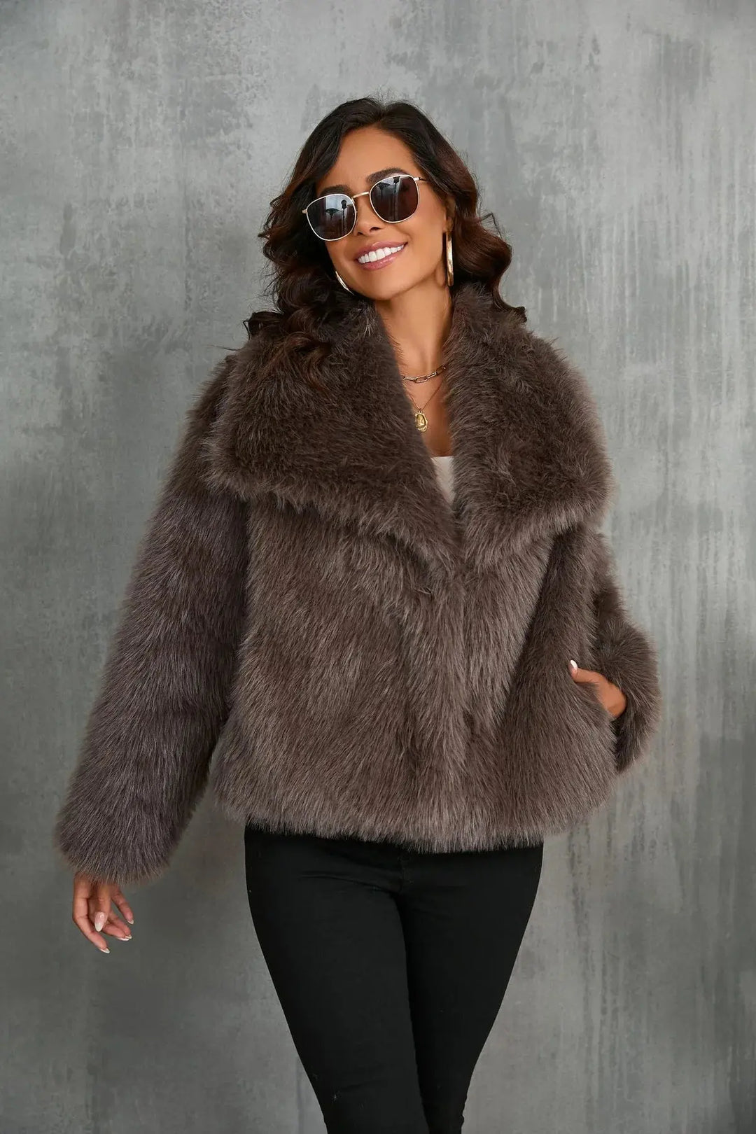 Macy Faux Fur Winterjas
